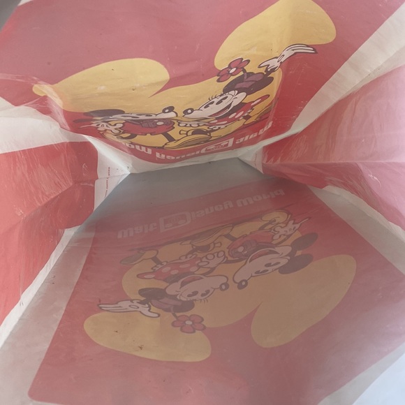 VTG Walt Disney World Mickey and Minnie Mouse  Shopping Bag with Handles - Picture 9 of 10